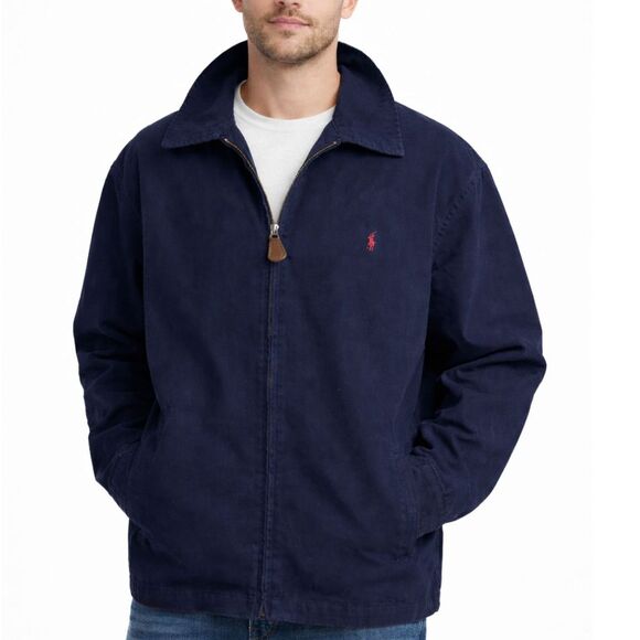 Polo by Ralph Lauren Other - Vintage Polo Ralph Lauren Navy Zip Jacket Old Money Preppy Coastal XL Plain